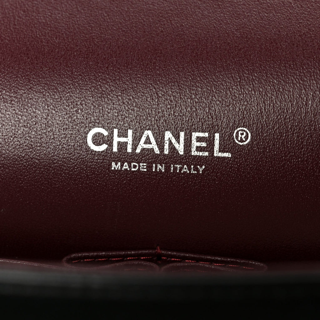 Chanel Lambskin Quilted Maxi Double Flap Black
