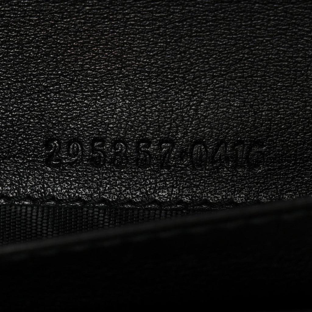 Gucci Guccissima Emily Continental Wallet Black