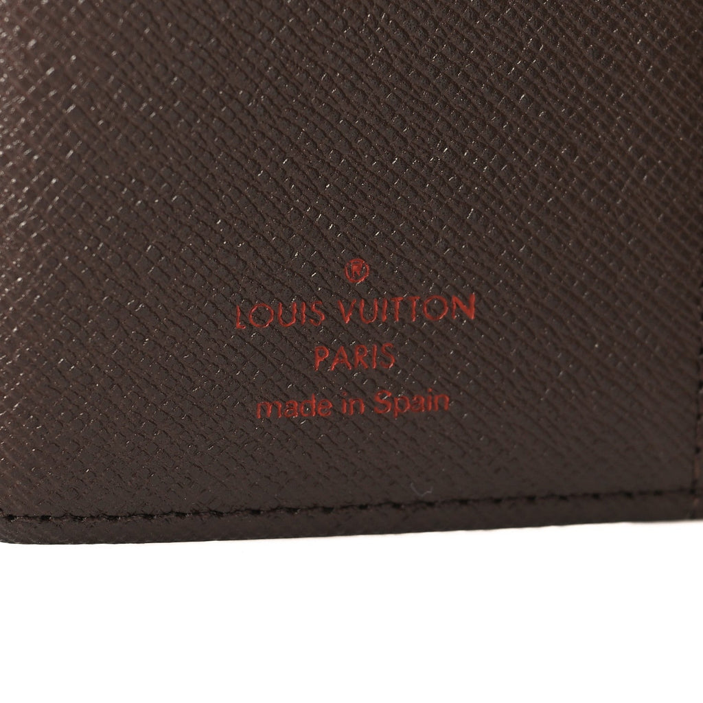 Louis Vuitton Damier Ebene Small Ring Agenda Cover