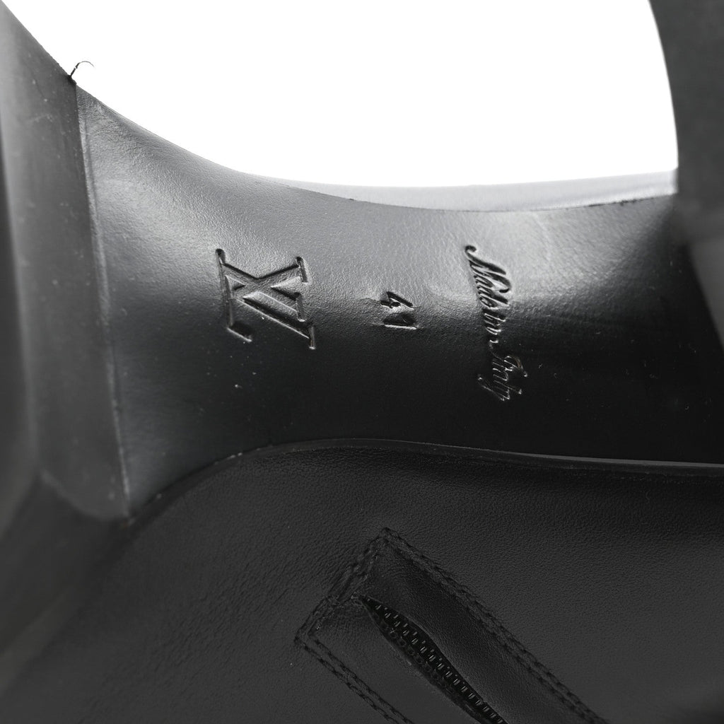 Louis Vuitton Calfskin Monogram Star Trail Ankle Boots 41 Black