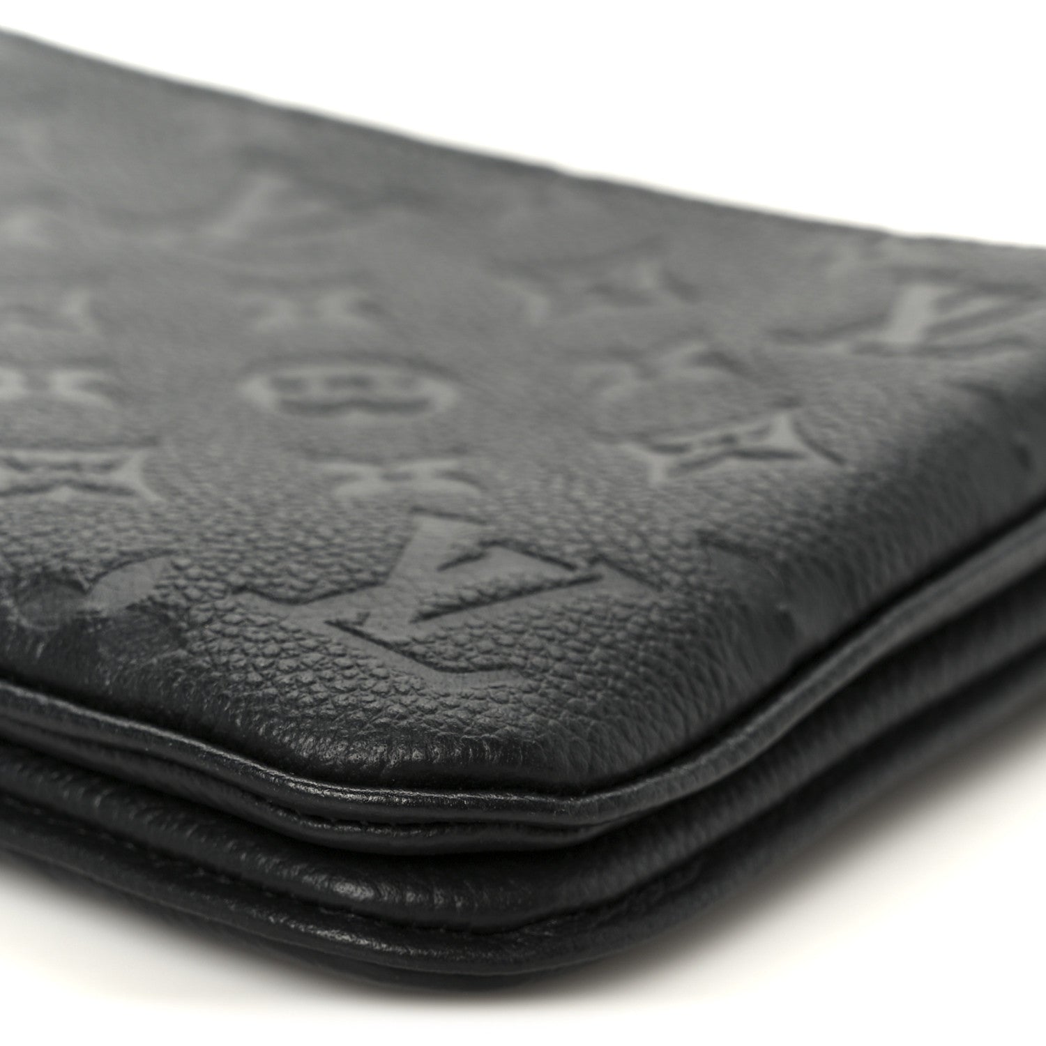 Louis Vuitton Empreinte Double Zip Pochette Black