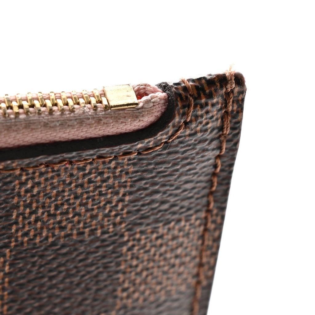 Louis Vuitton Damier Ebene Neverfull MM GM Pochette Rose Ballerine