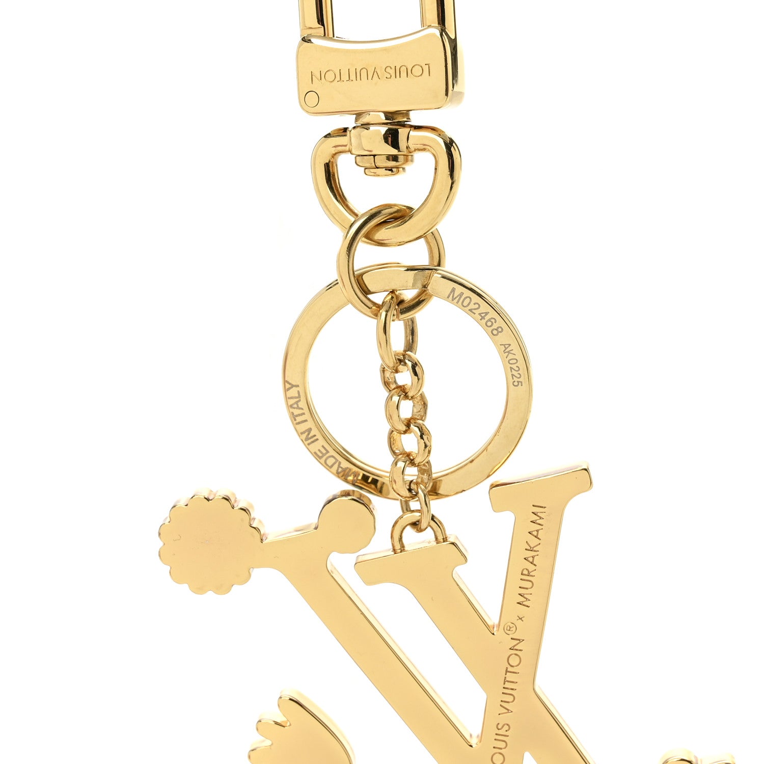 Louis Vuitton LV X TM Iconic Superflat Bag Charm Key Holder Multicolor