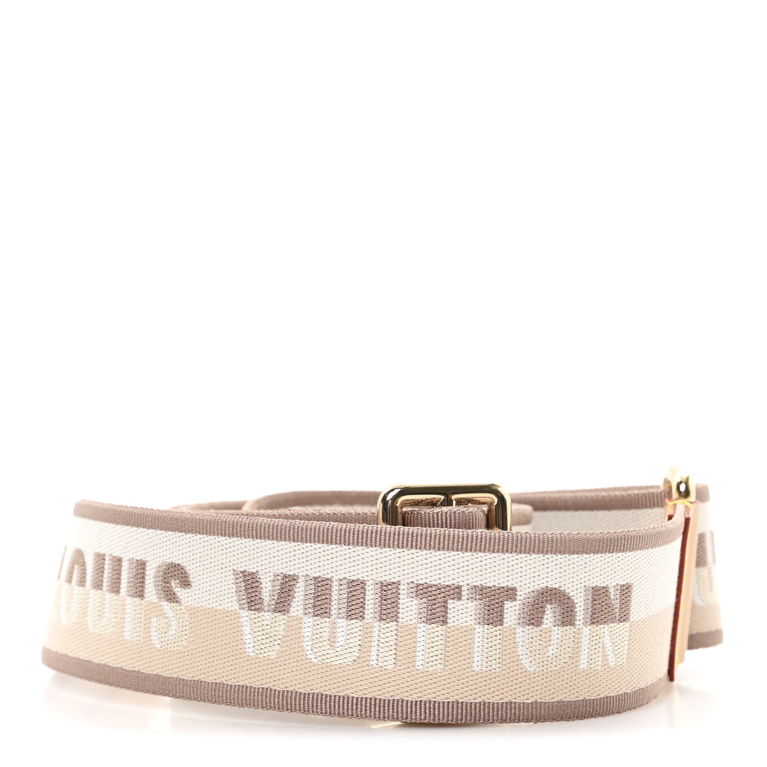 Louis Vuitton Jacquard Speedy Bandouliere 20 Shoulder Strap Beige