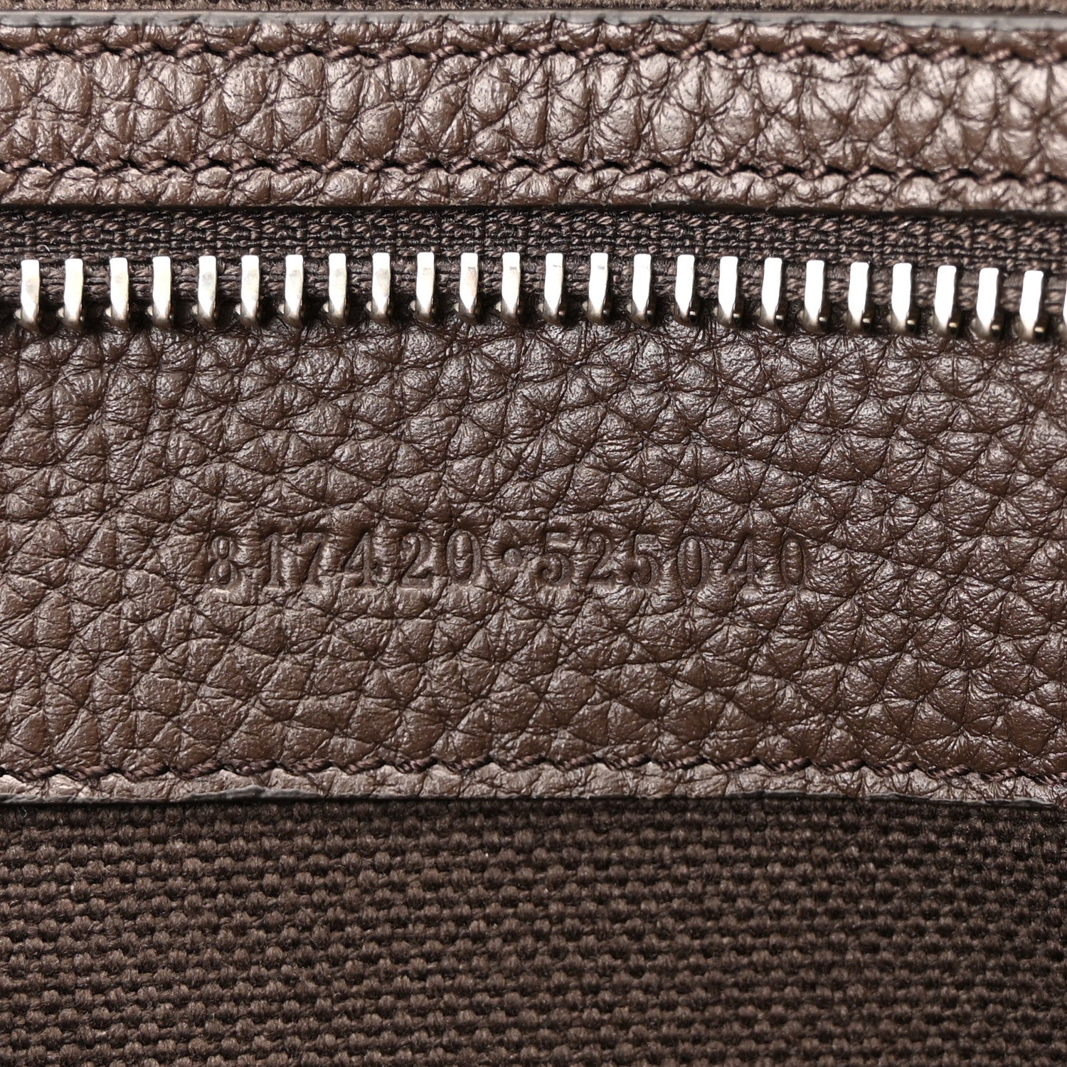 Gucci Monogram Calfskin Web Medium B Shoulder Bag Beige Brown