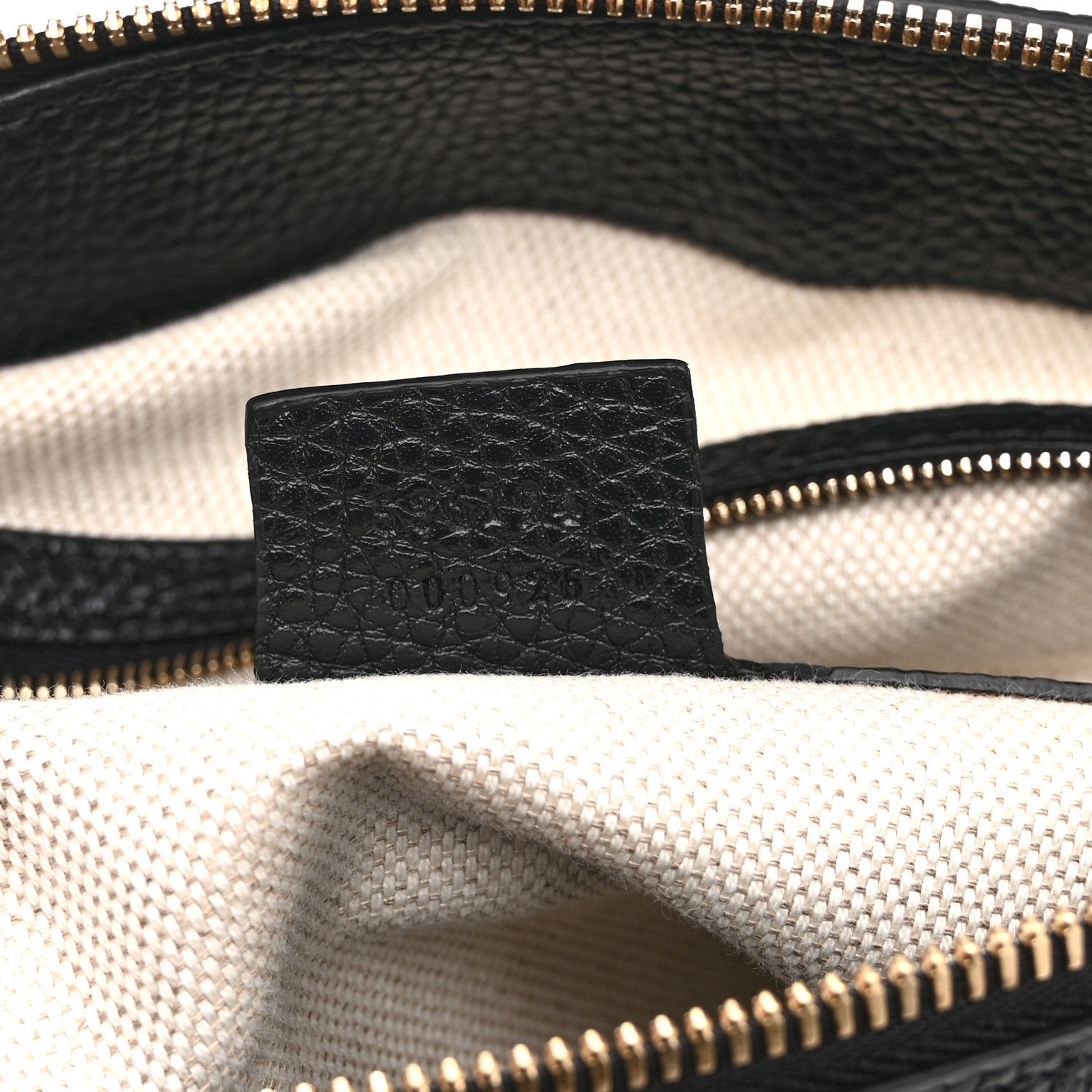 Gucci Pebbled Calfskin Large Soho Hobo Black