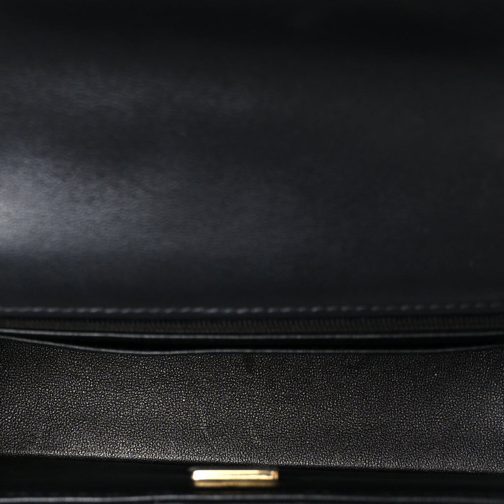 Chanel Lambskin Quilted Mini Rectangular Flap Black