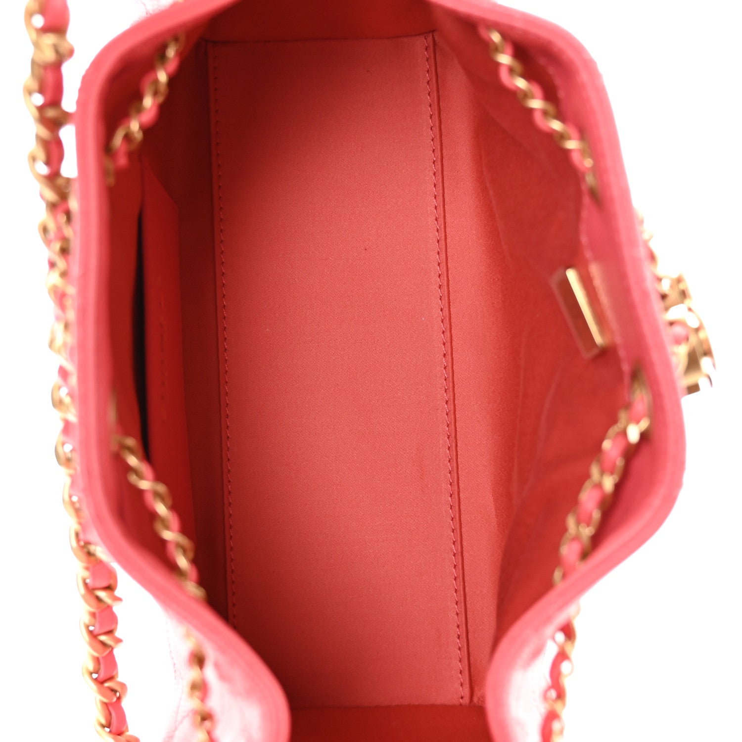 Chanel Caviar Quilted Mini Chanel 25 Handbag Coral