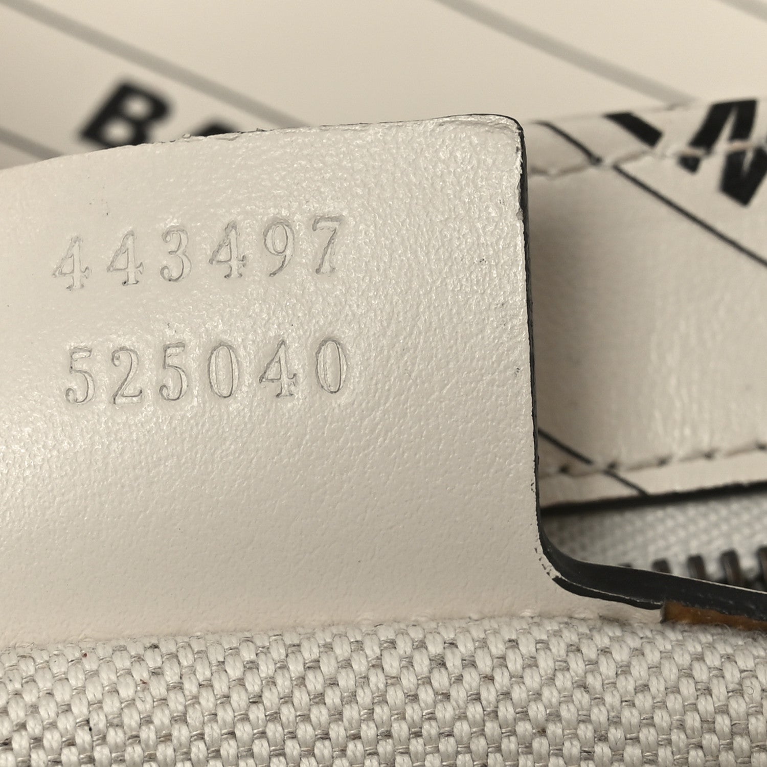 Gucci X BALENCIAGA Calfskin Matelasse Logo Print Small GG Marmont Shoulder Bag White
