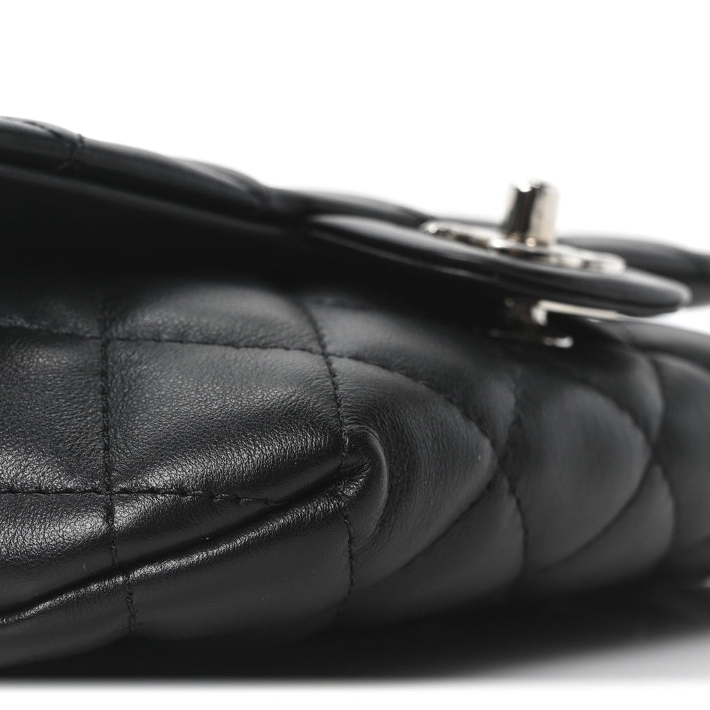 Chanel Calfskin Quilted CC Uniform Flap Belt Bag Black
