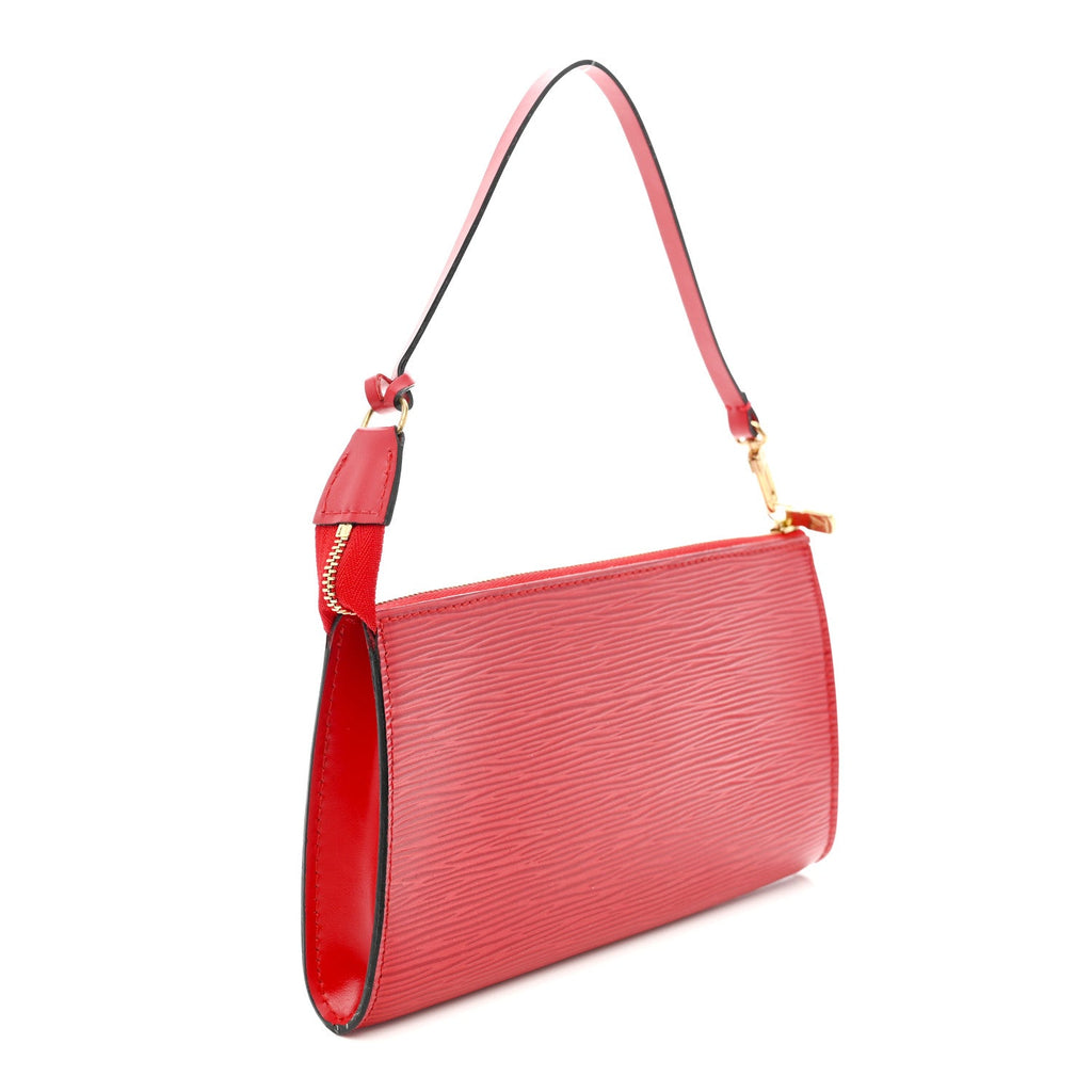 Louis Vuitton Epi Pochette Accessories 21 Castillan Red