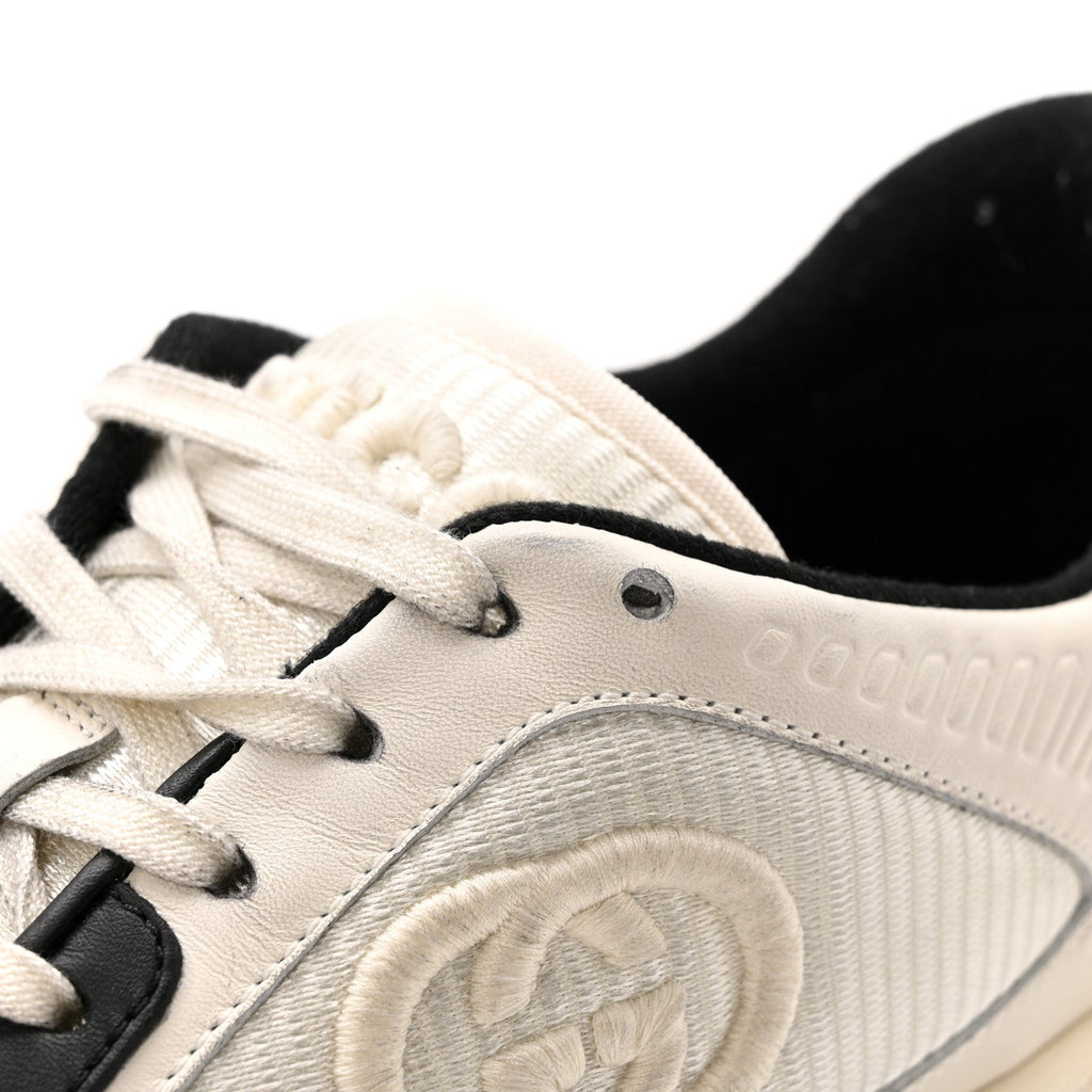 Gucci Dali Soft Calfskin Womens Mac80 Sneakers 39 Off White Black