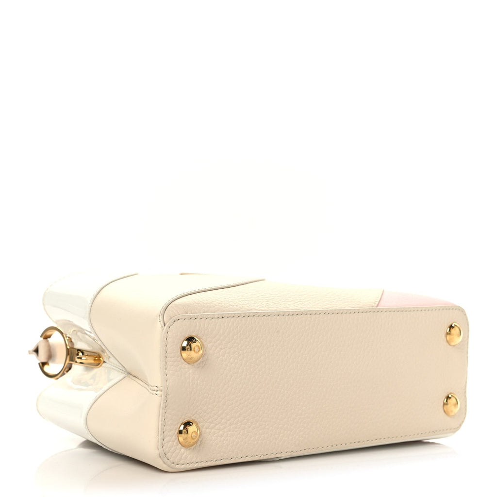 Louis Vuitton Taurillon Gelato Capucines BB Tonal Vanilla Beige