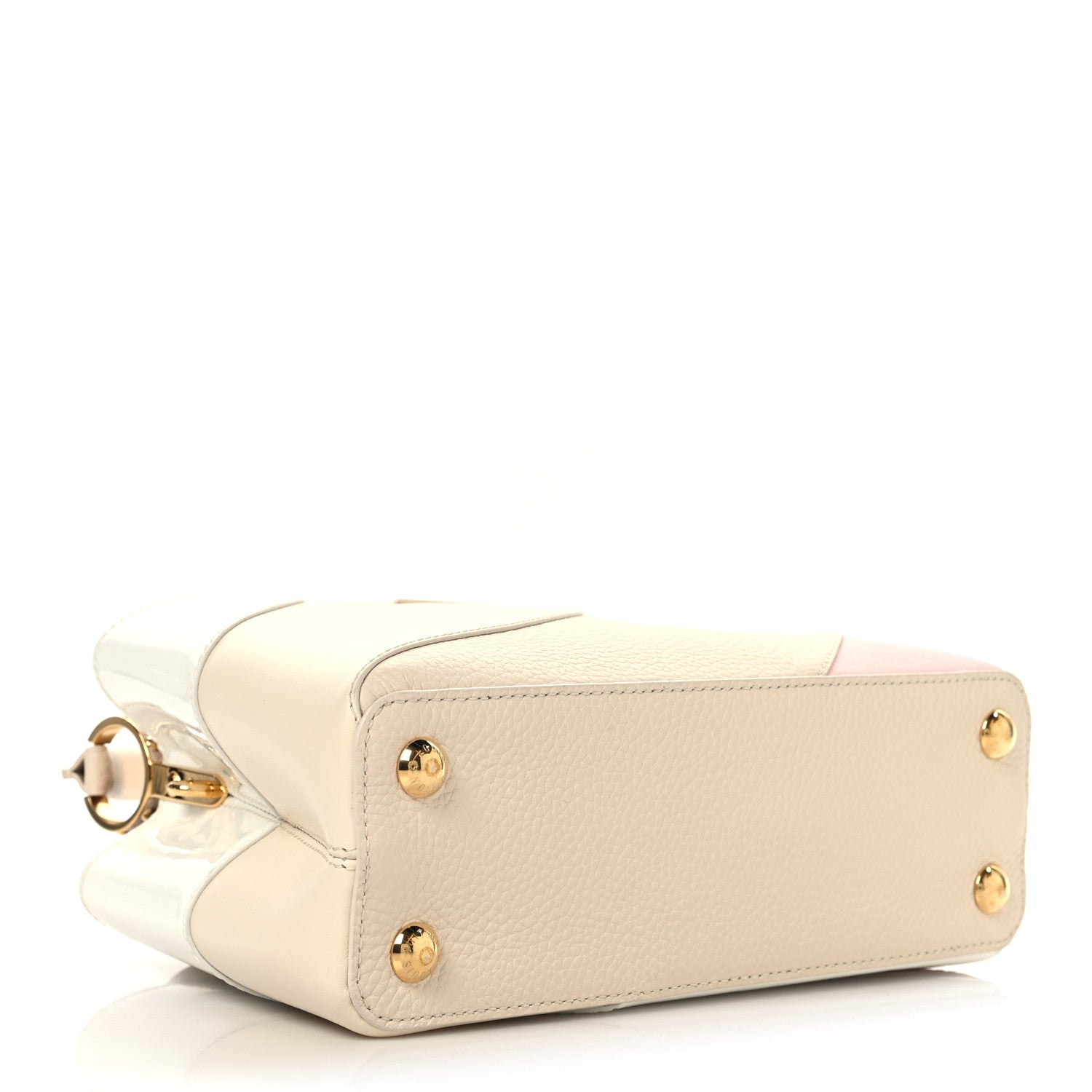 Louis Vuitton Taurillon Gelato Capucines BB Tonal Vanilla Beige