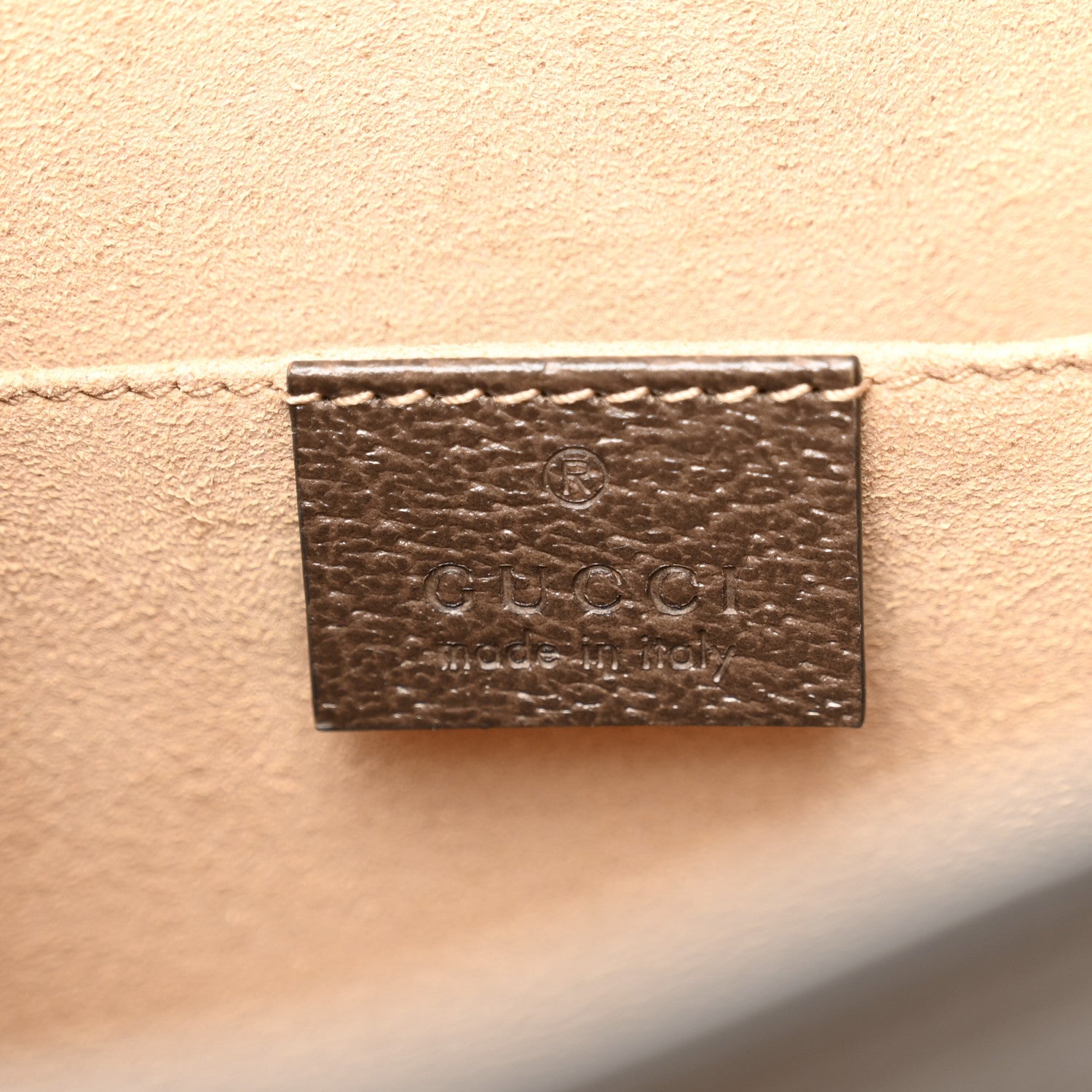 Gucci GG Supreme Monogram Web Ophidia Pouch Brown