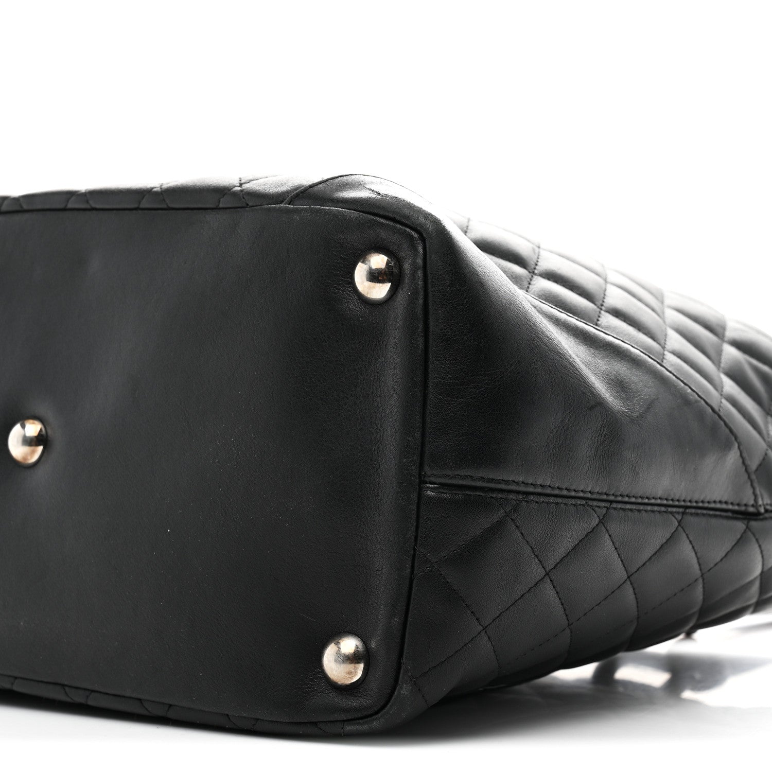 Chanel Calfskin Quilted Large Cambon Tote Black