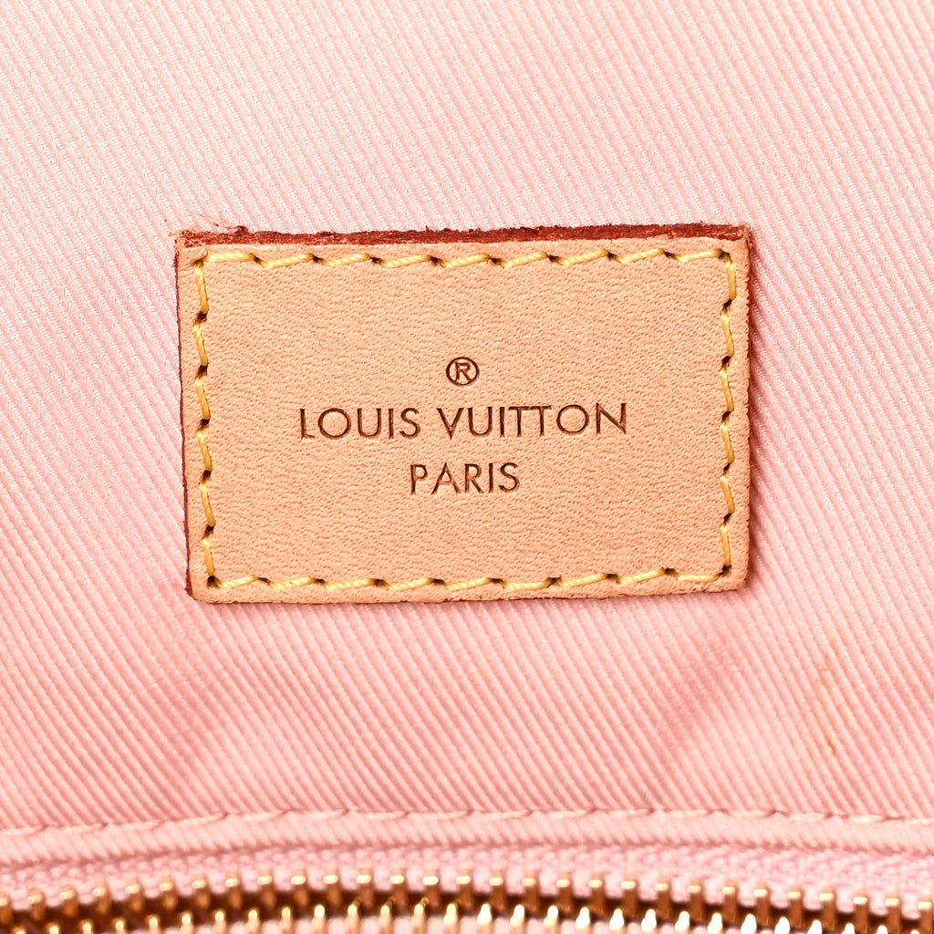 Louis Vuitton Damier Azur Graceful MM Rose Ballerine