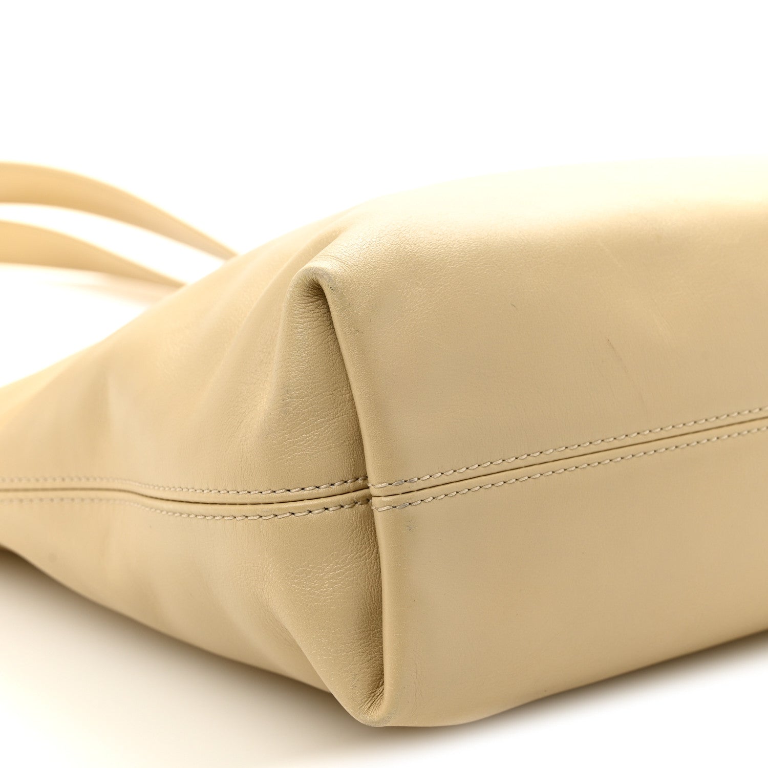 Chanel Calfskin CC Tote Beige