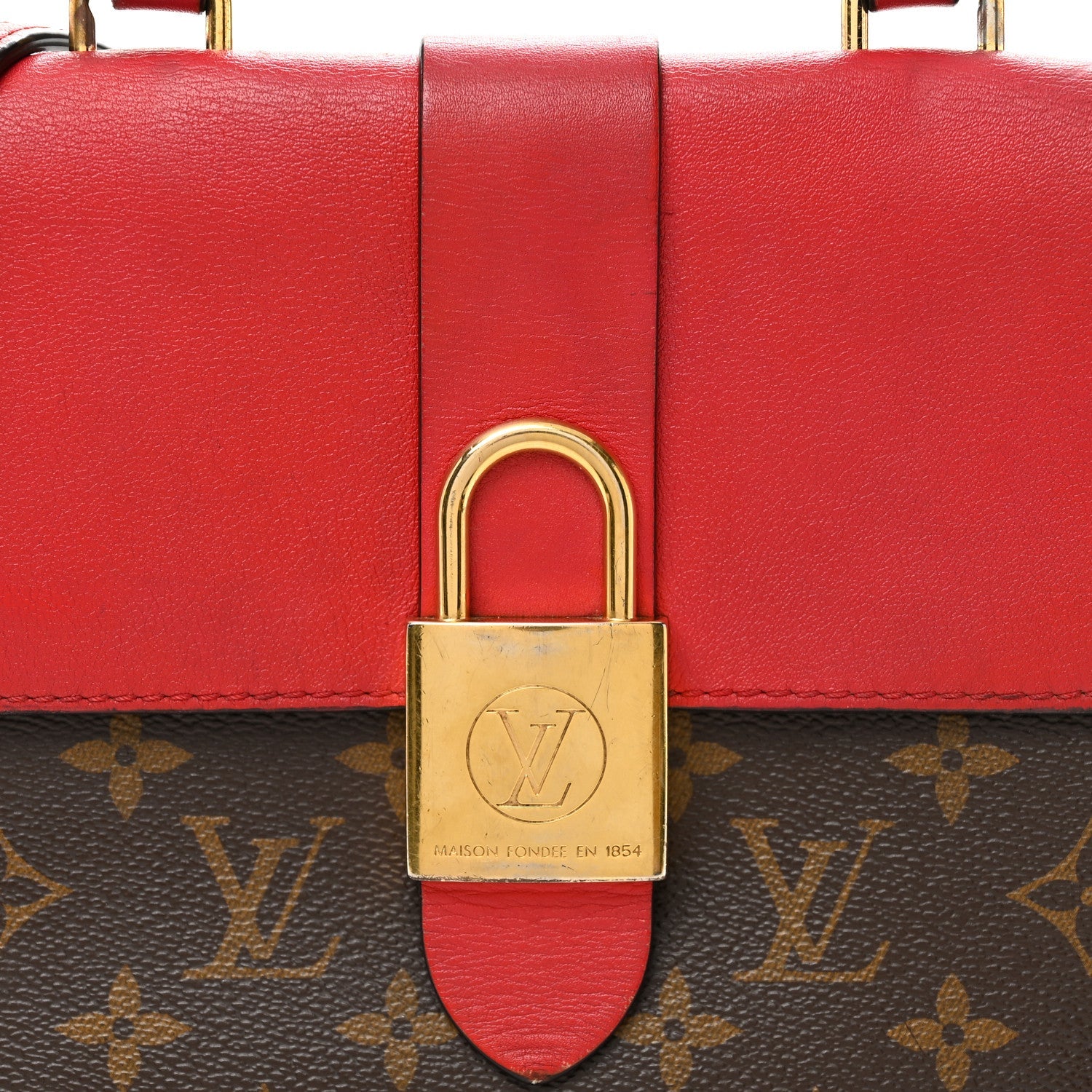 Louis Vuitton Monogram Locky BB Coquelicot