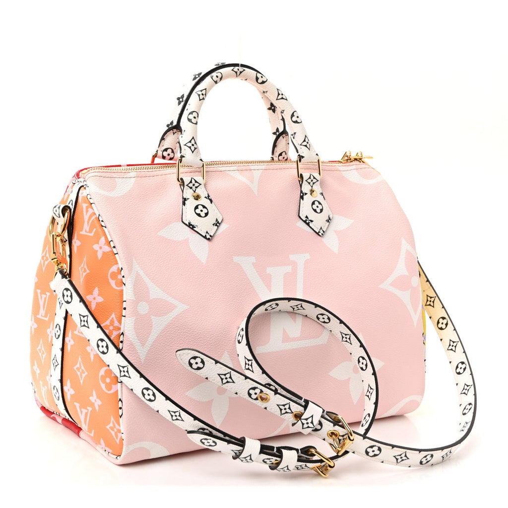 Louis Vuitton Monogram Giant Speedy Bandouliere 30 Rouge