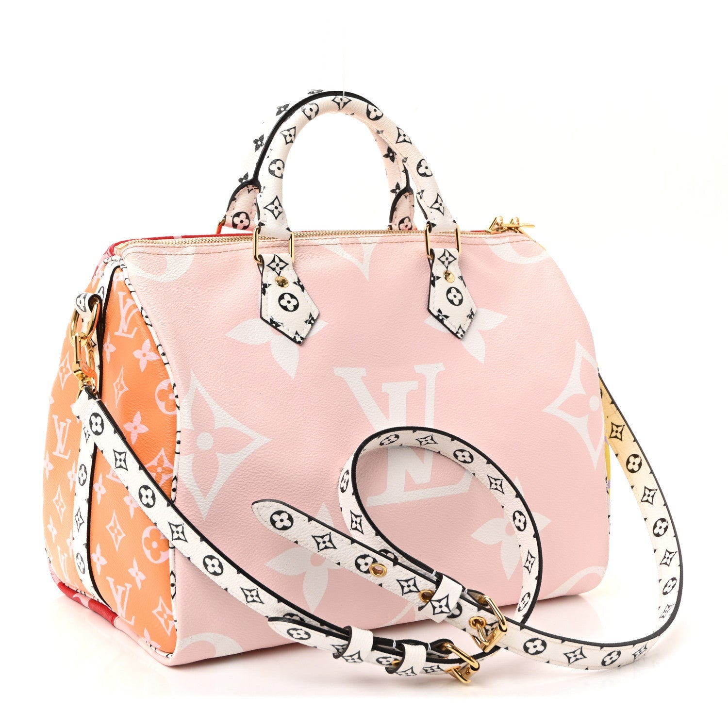 Louis Vuitton Monogram Giant Speedy Bandouliere 30 Rouge