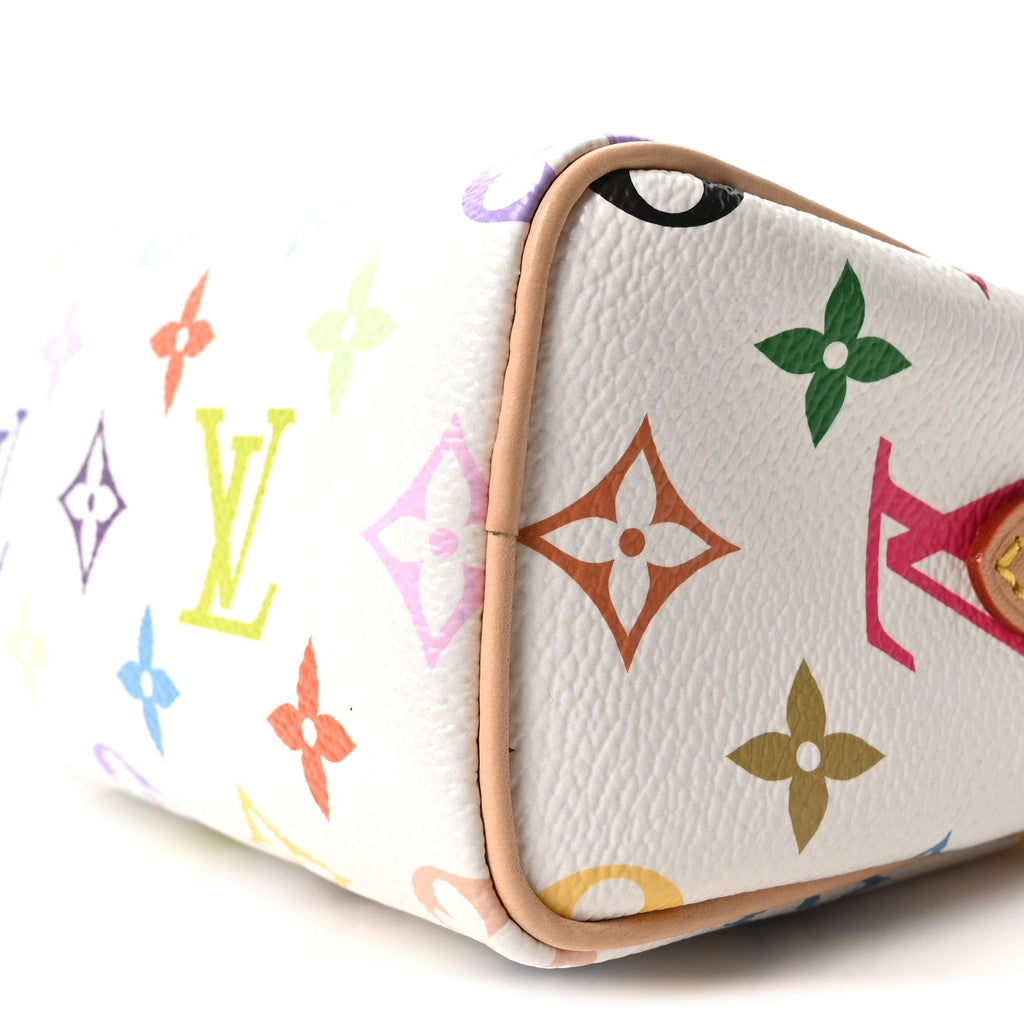 Louis Vuitton LV X TM Monogram Multicolor Nano Speedy White