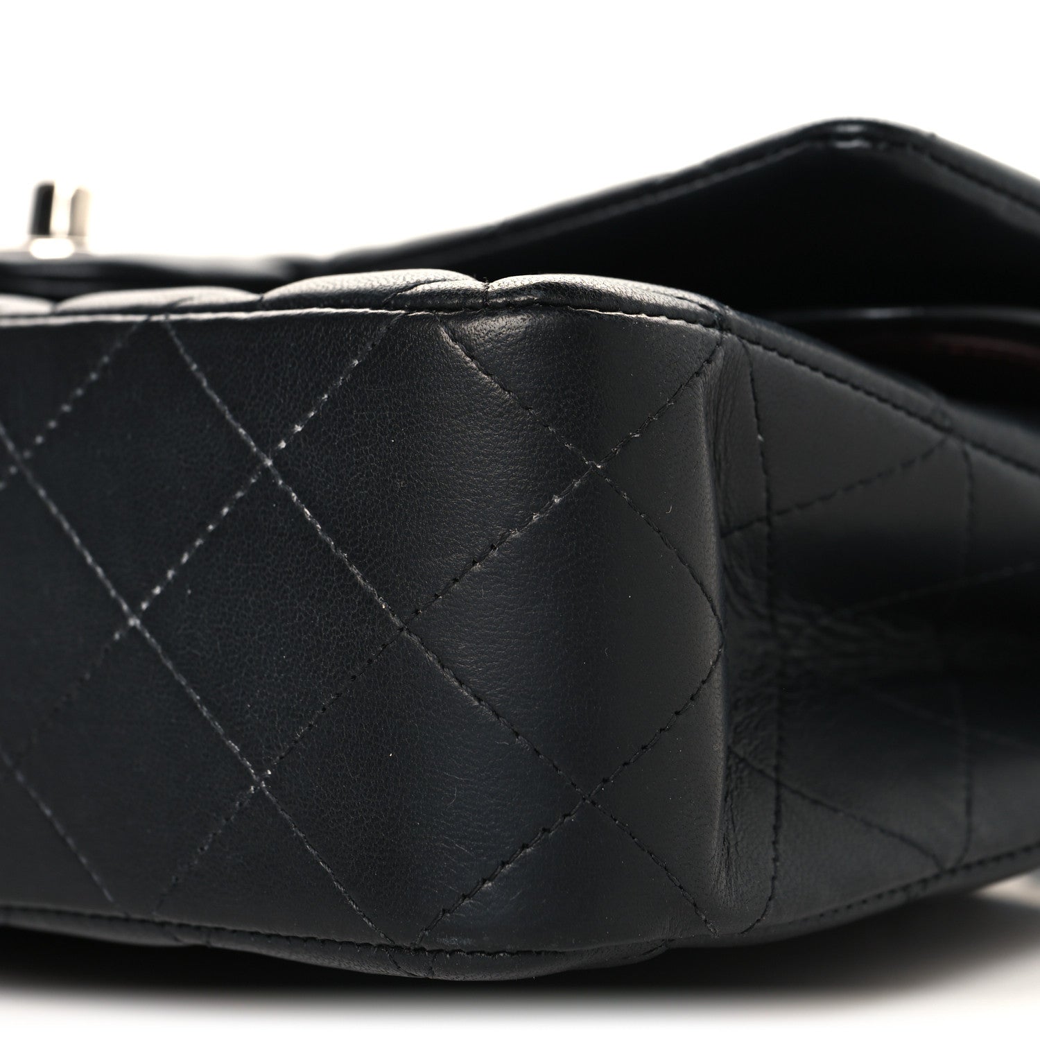 Chanel Lambskin Quilted Medium Double Flap Black
