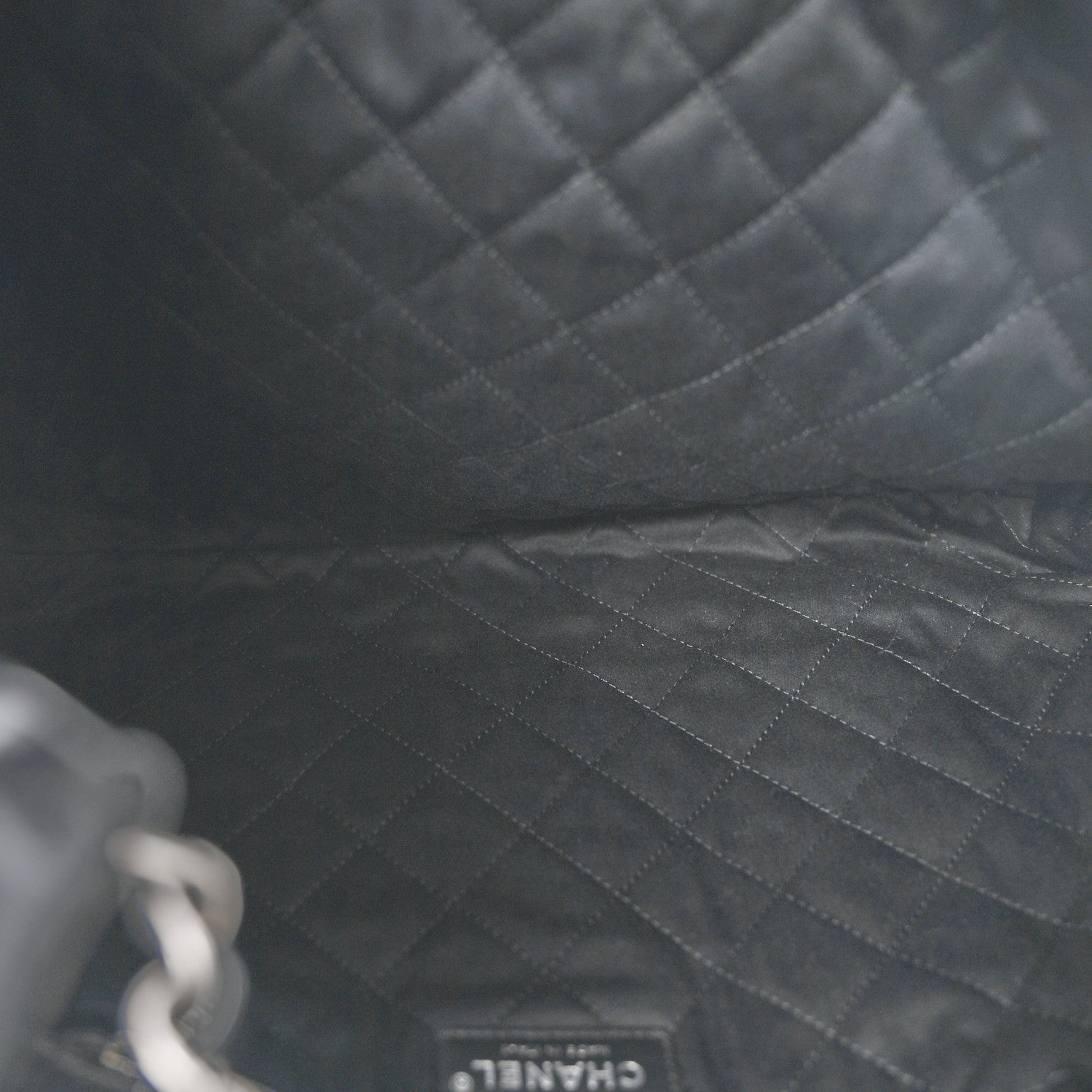 Chanel Shiny Calfskin Quilted Chanel 22 Black