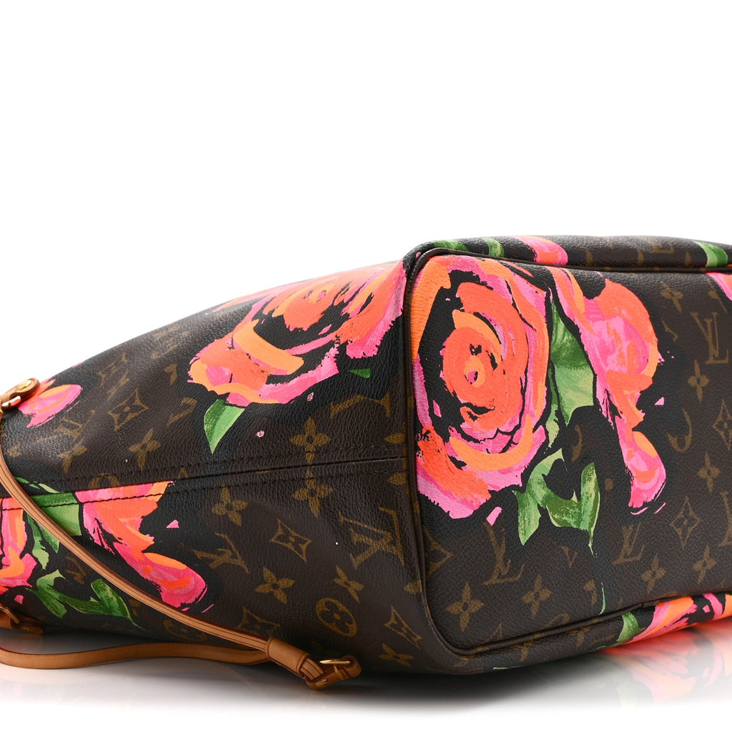 Louis Vuitton Monogram Roses Neverfull MM