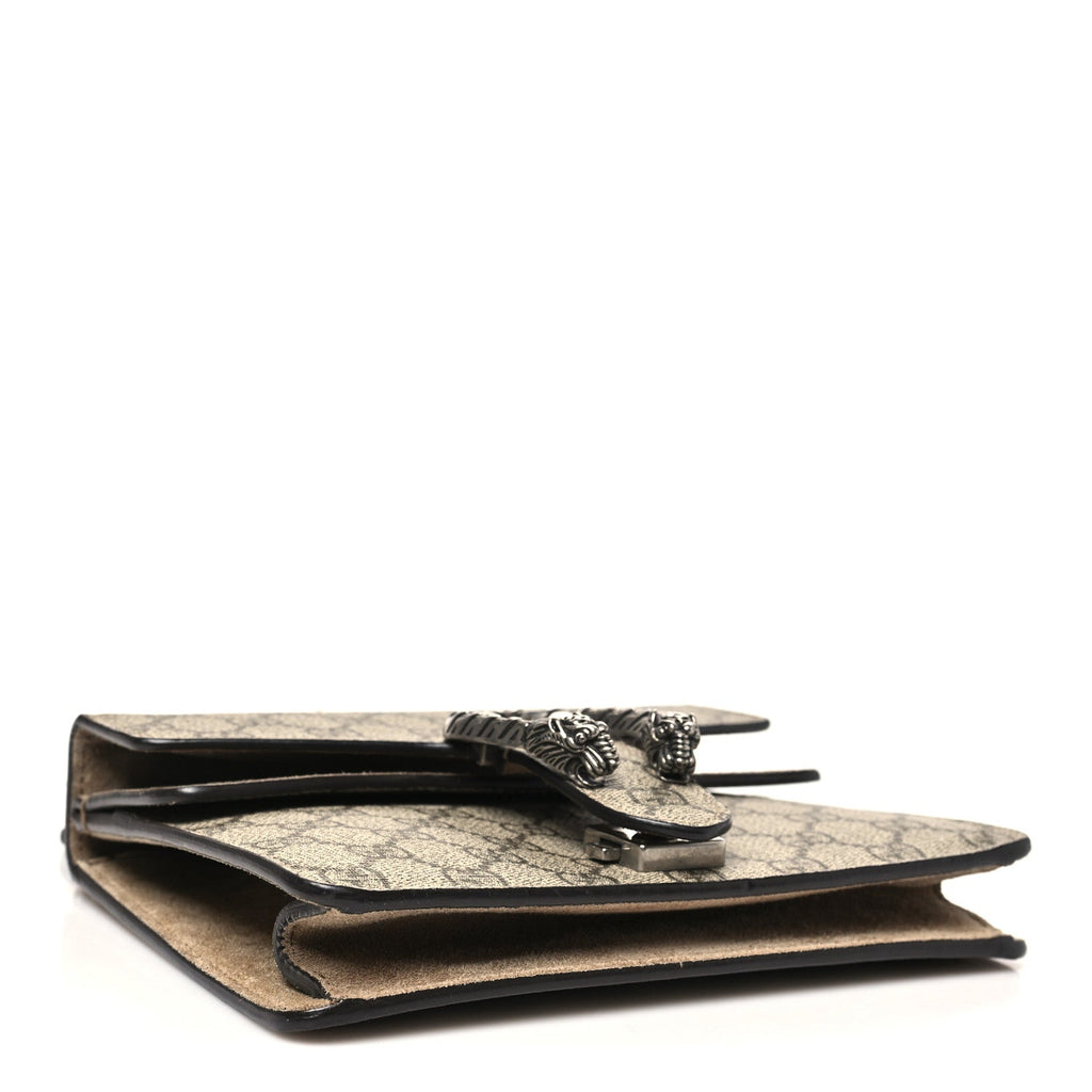 Gucci GG Supreme Monogram Mini Dionysus Shoulder Bag Taupe