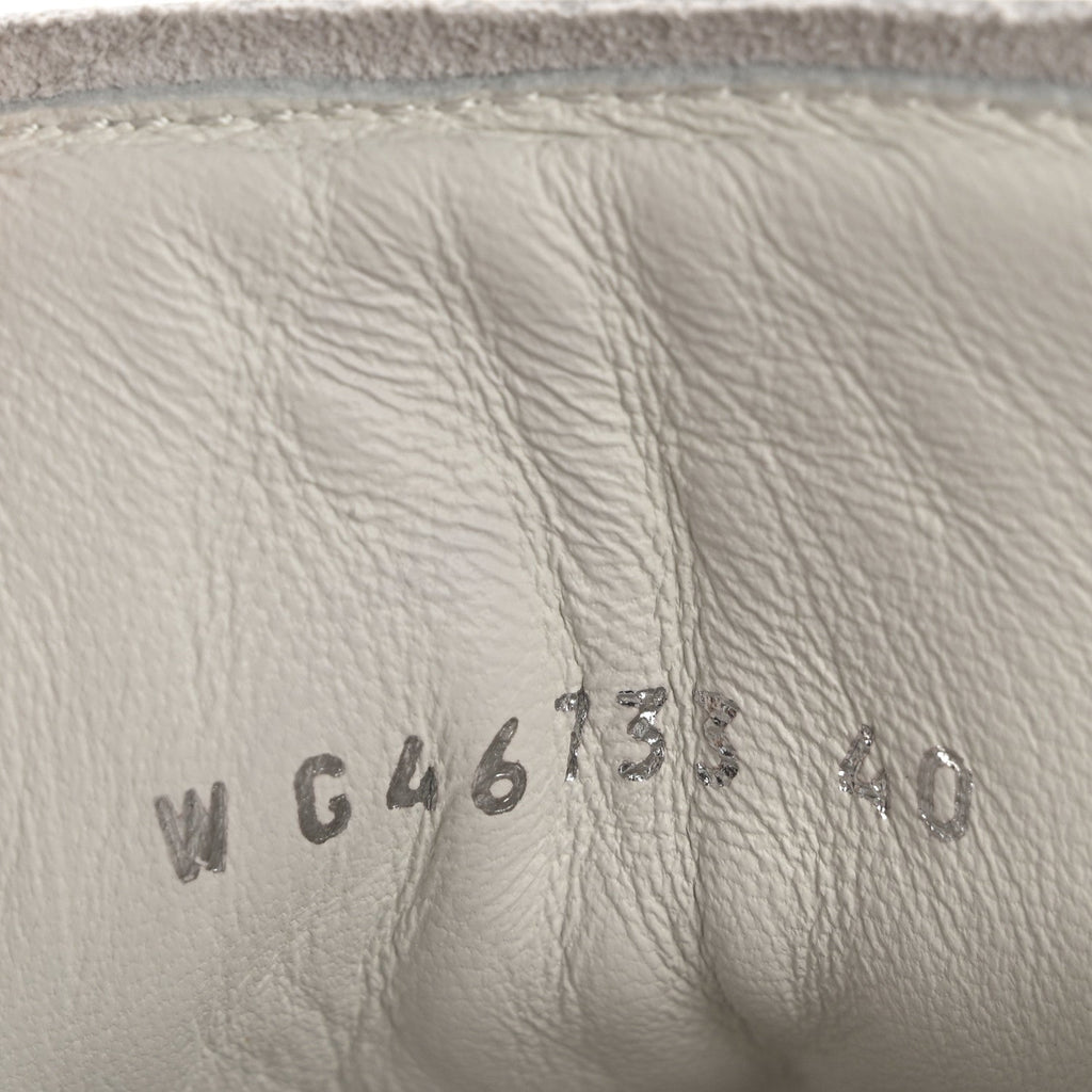 Calfskin Womens CC Sneakers 40 White