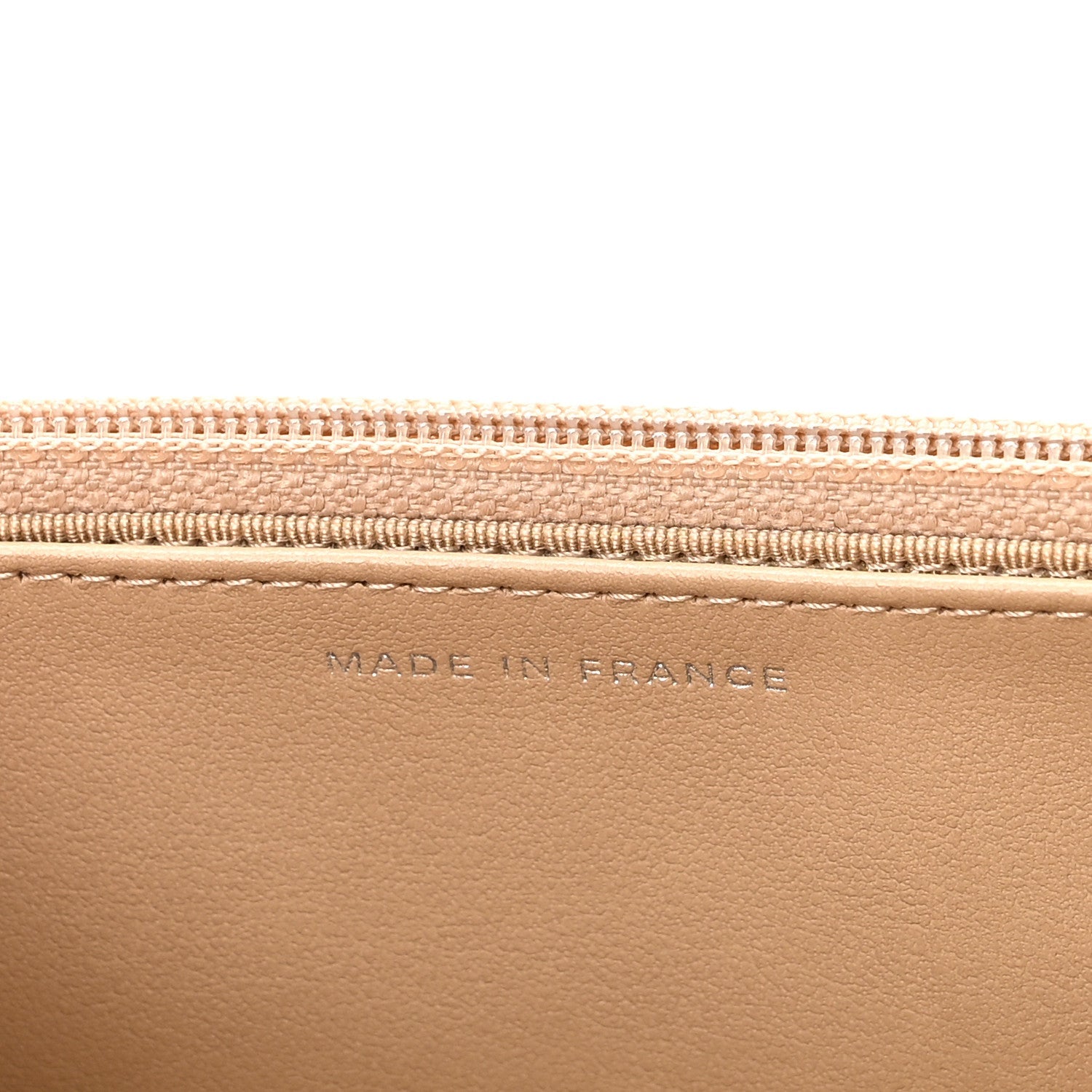 Chanel Caviar Quilted Wallet on Chain WOC Beige