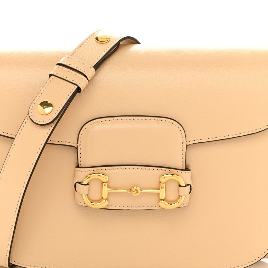 Gucci Azalea Calfskin Horsebit 1955 Shoulder Bag Bubble Tea