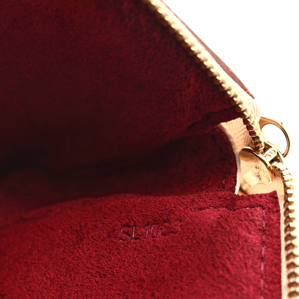 Louis Vuitton Monogram Multicolor Pochette Accessories White
