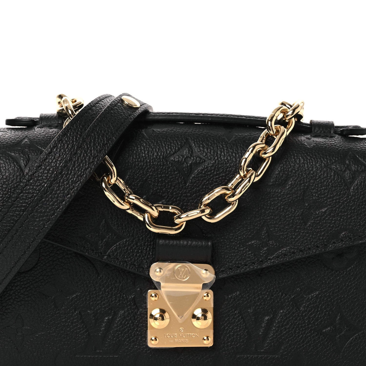 Louis Vuitton Empreinte Pochette Metis East West Black