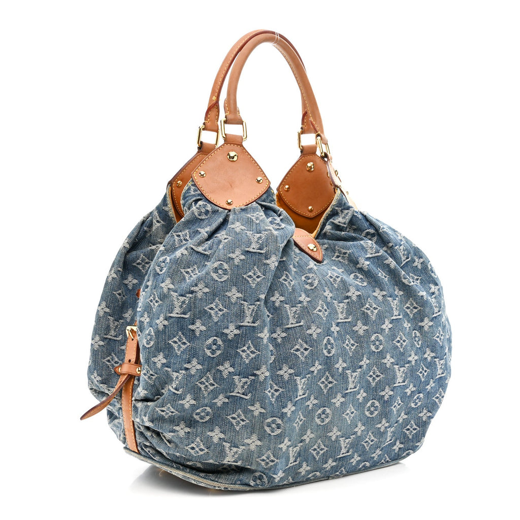 Louis Vuitton Denim Mahina XL Blue