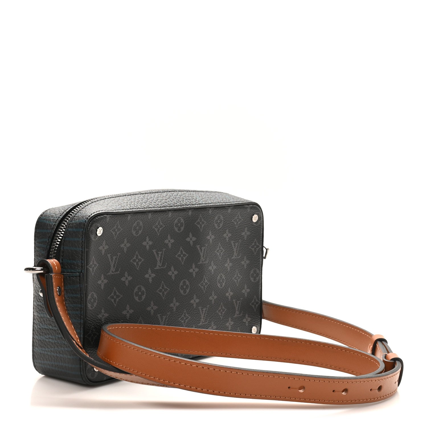 Louis Vuitton Monogram Eclipse Volga On Strap Crossbody Multicolor