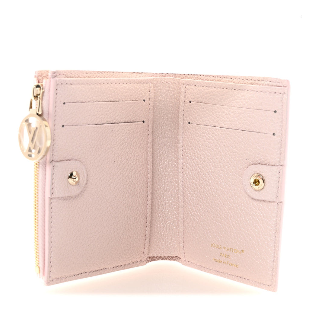 Louis Vuitton Empreinte Monogram Flower Lisa Wallet Snowy Pearl