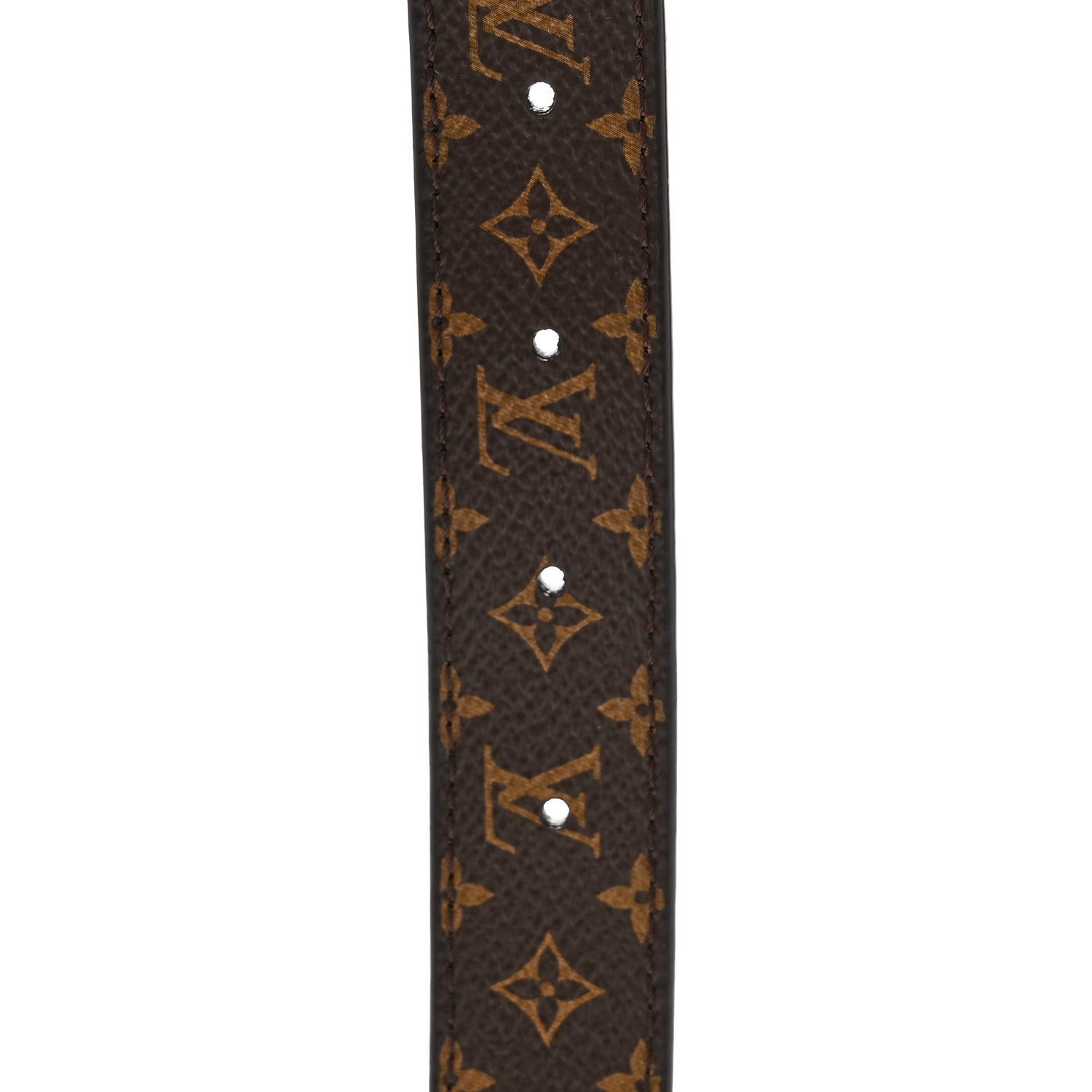 Louis Vuitton Calfskin Monogram 25mm LV Iconic Reversible Belt Black 95 38 Black