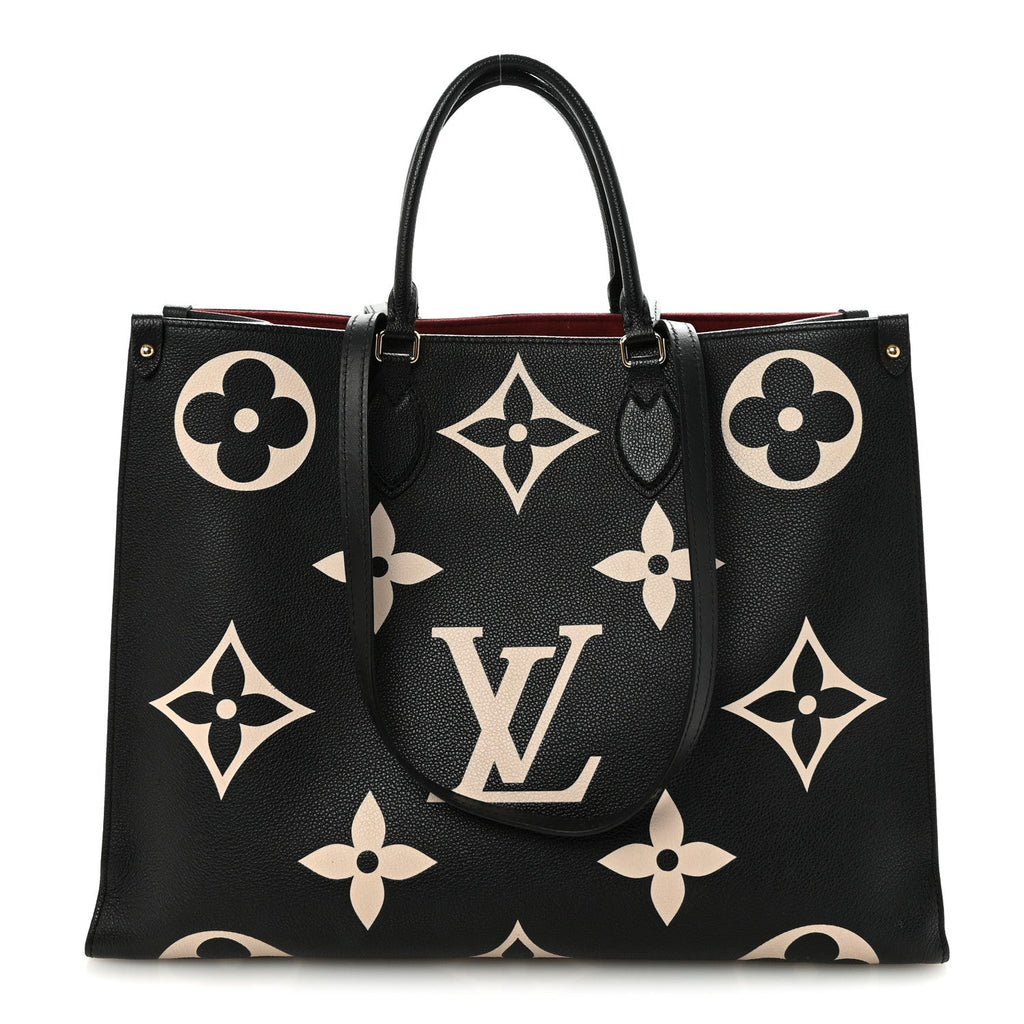 Louis Vuitton Empreinte Monogram Giant Onthego GM Black Beige