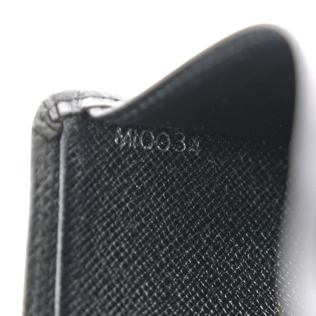 Louis Vuitton Taiga Compact Bi-Fold Wallet Black
