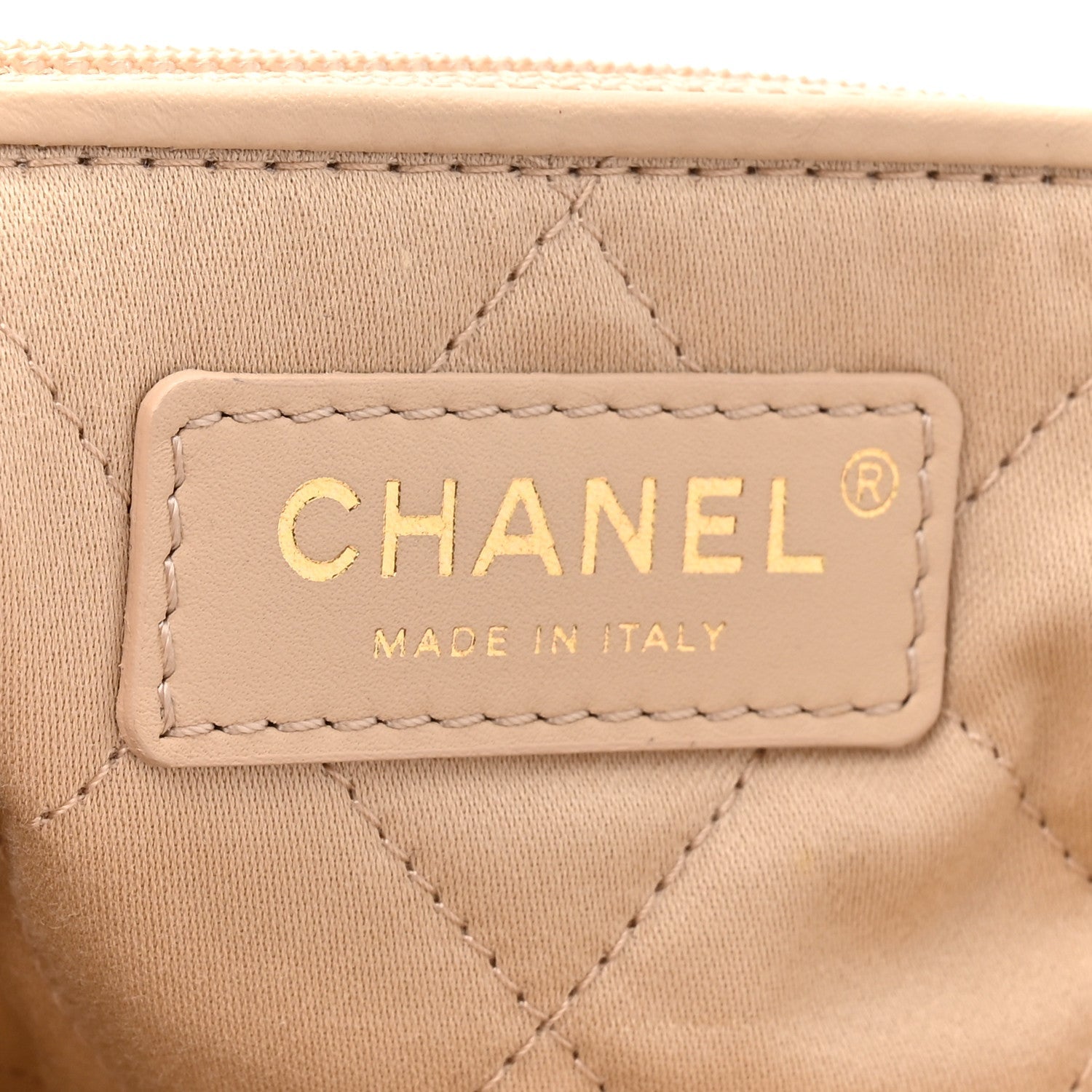 Chanel Shiny Calfskin Quilted Small Chanel 22 White