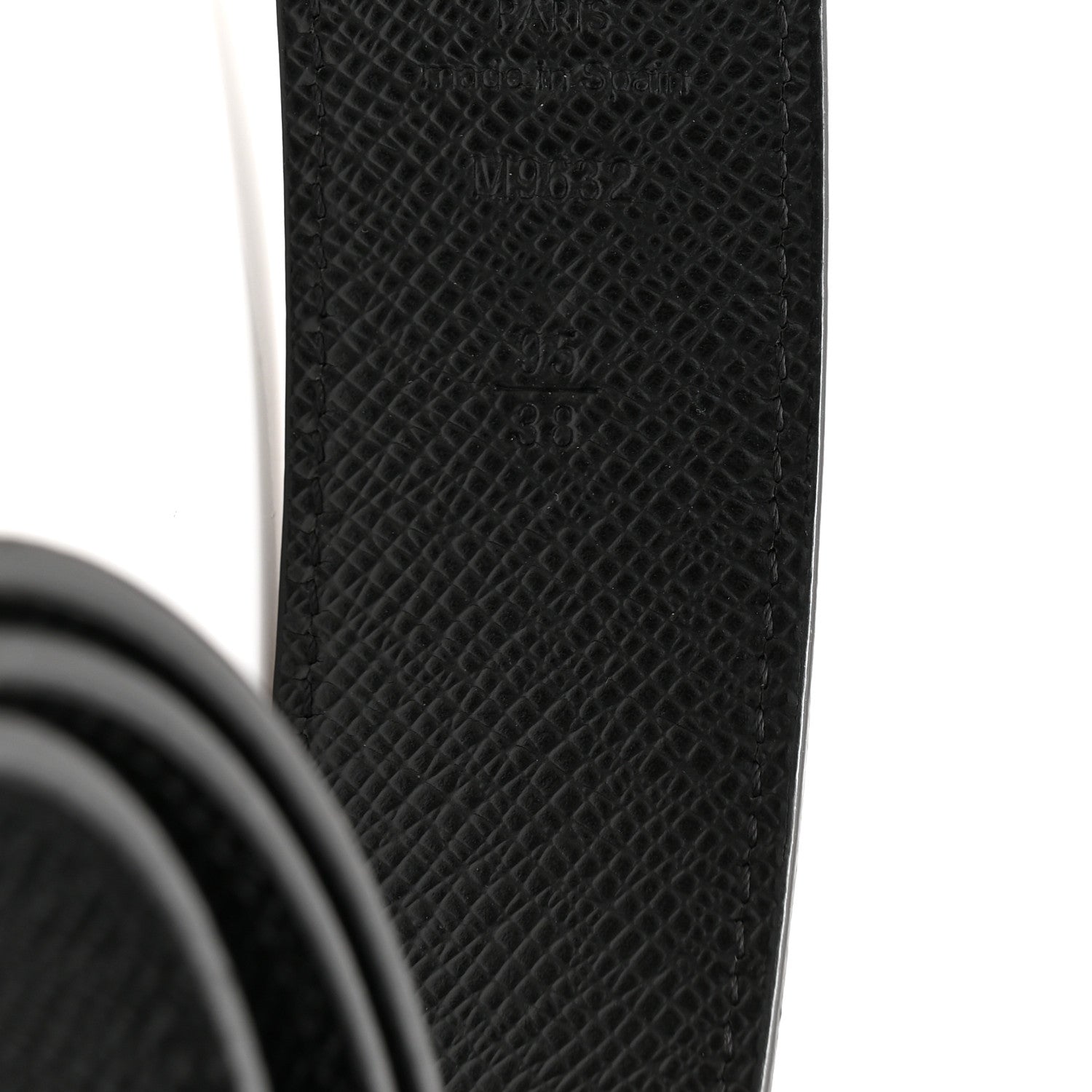 Louis Vuitton Damier Graphite 35mm LV Inventeur Reversible Belt 95 38