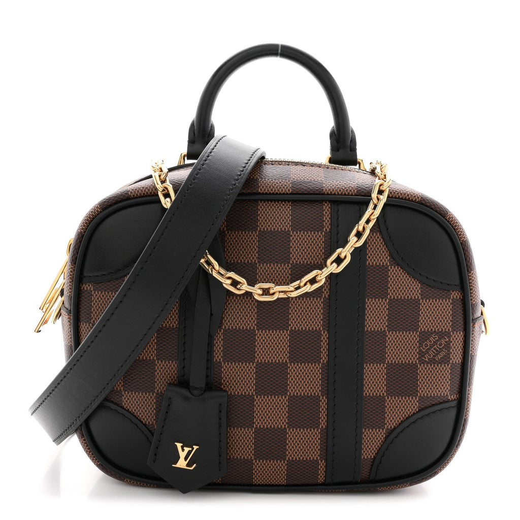 Louis Vuitton Damier Ebene Valisette Souple BB Black
