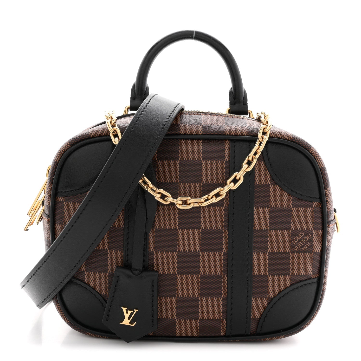 Louis Vuitton Damier Ebene Valisette Souple BB Black