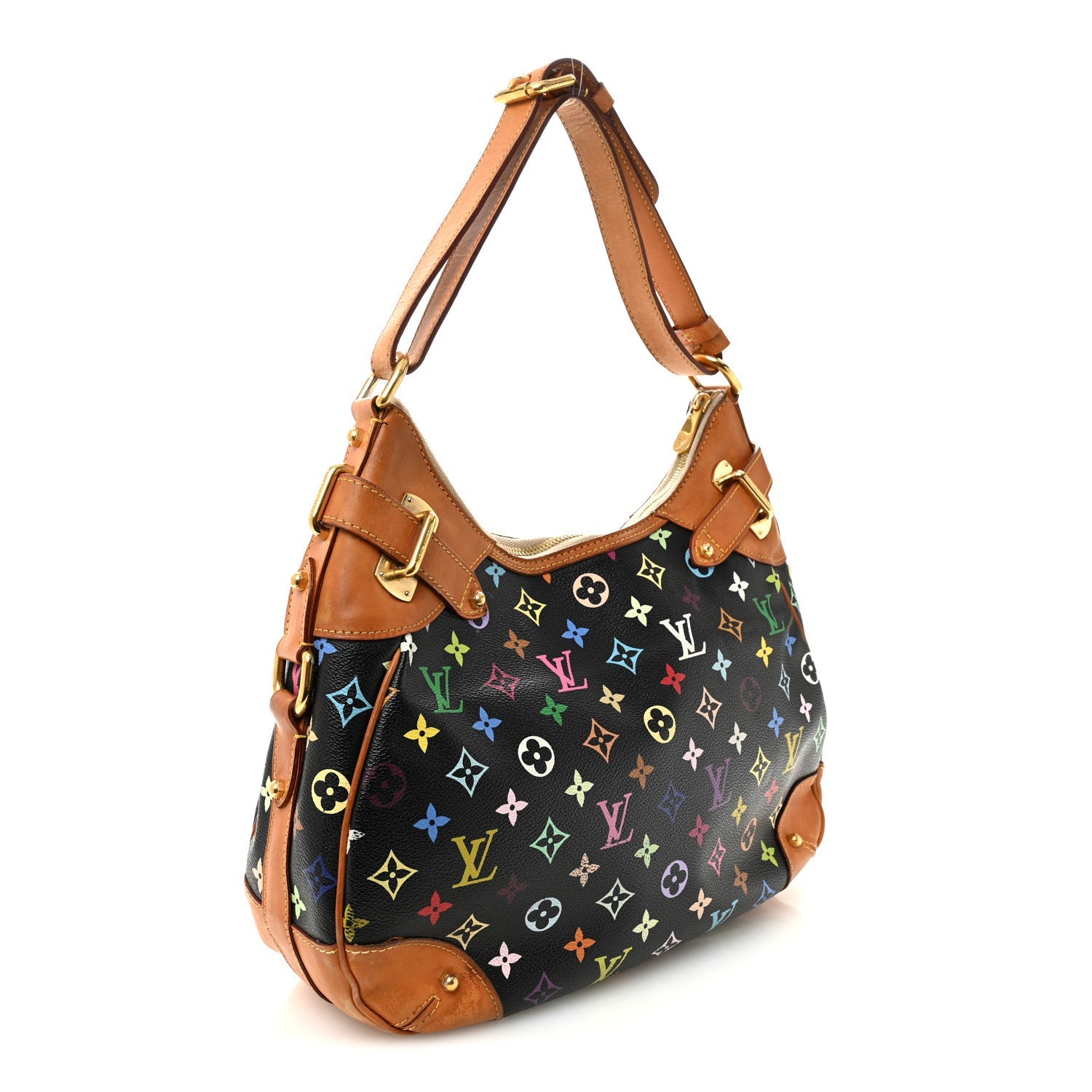 Louis Vuitton Monogram Multicolor Greta Black