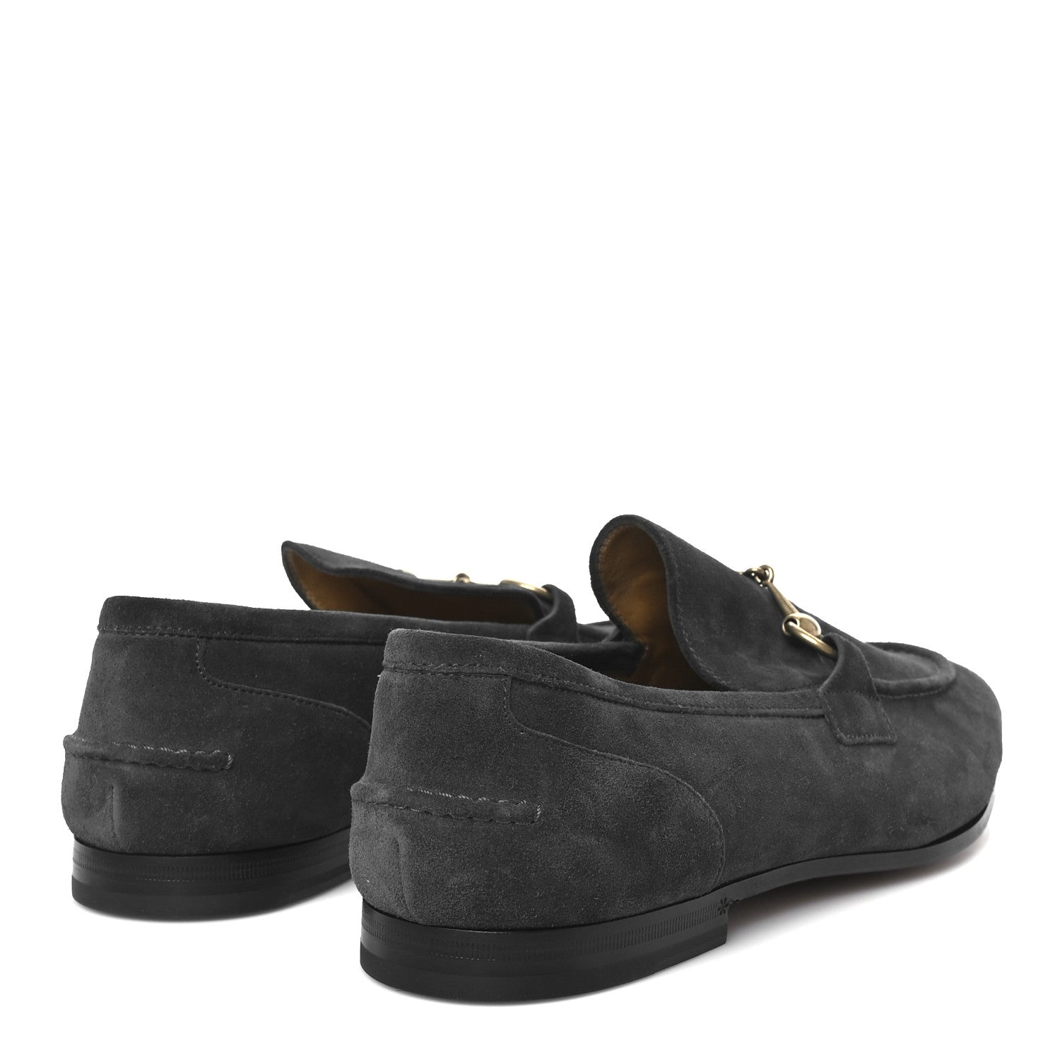 Gucci Suede Horsebit Mens Jordaan Loafers 9.5 Green