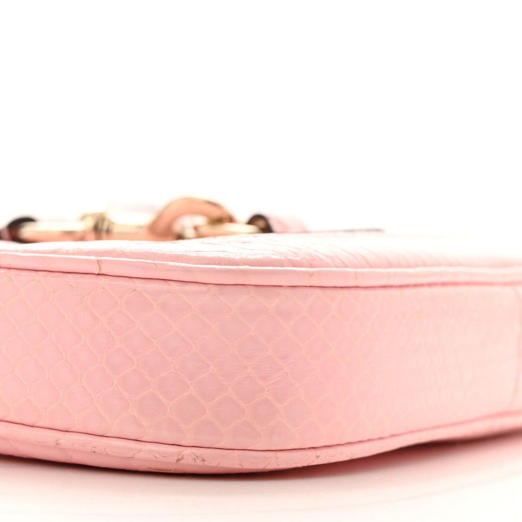 Gucci Snakeskin Mini Jackie Notte Bag Pink