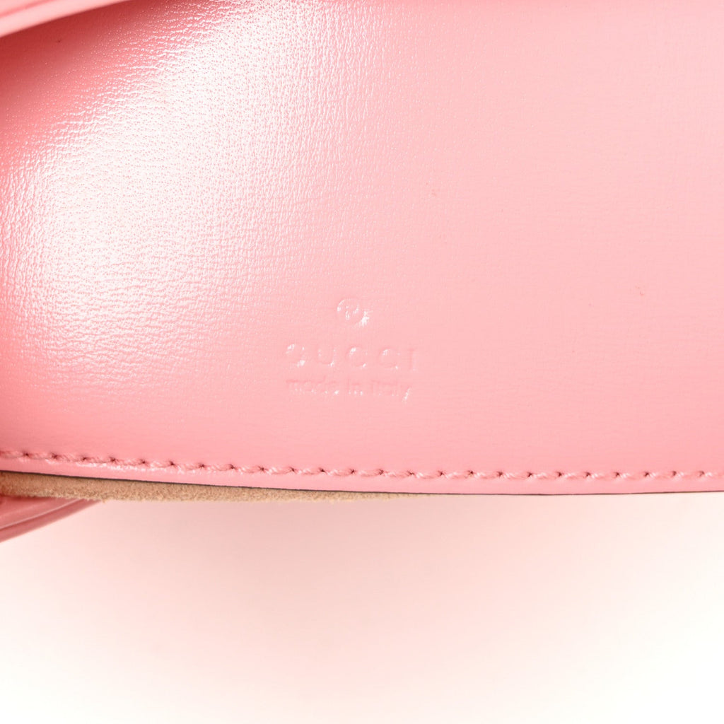 Gucci Boarded Dyana Lux Calfskin Mini Jackie 1961 Hobo Wild Rose