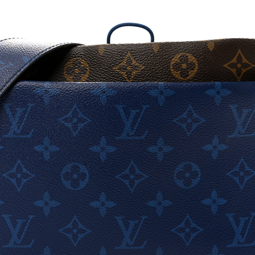 Louis Vuitton Monogram Small Outdoor Pouch Pacific Blue